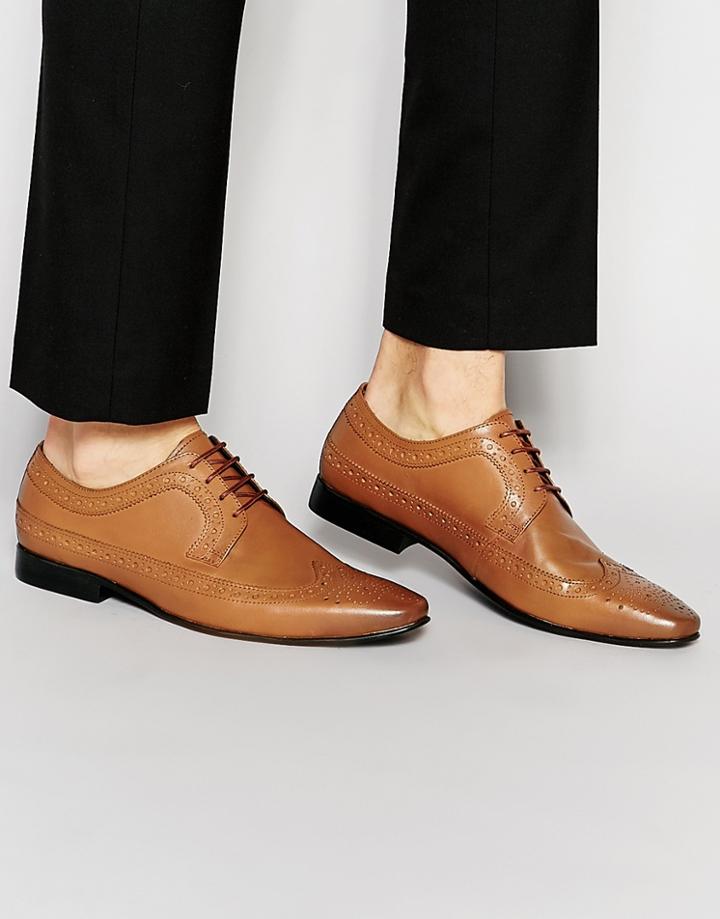 Kg By Kurt Geiger Eccleshall Derby Brogues - Tan