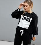 Nola X Jordyn Woods Cutout Detail Sweatshirt - Black