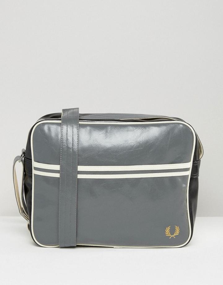 Fred Perry Classic Messenger Bag - Gray