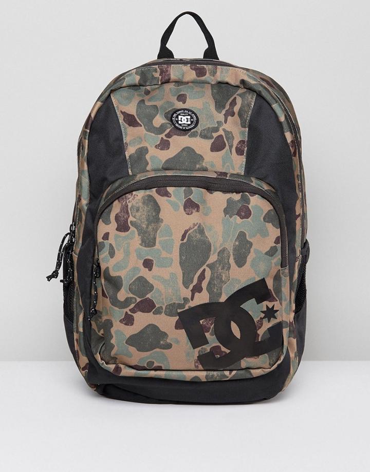 Dc Shoes Locker Backpack In Camo - Stone