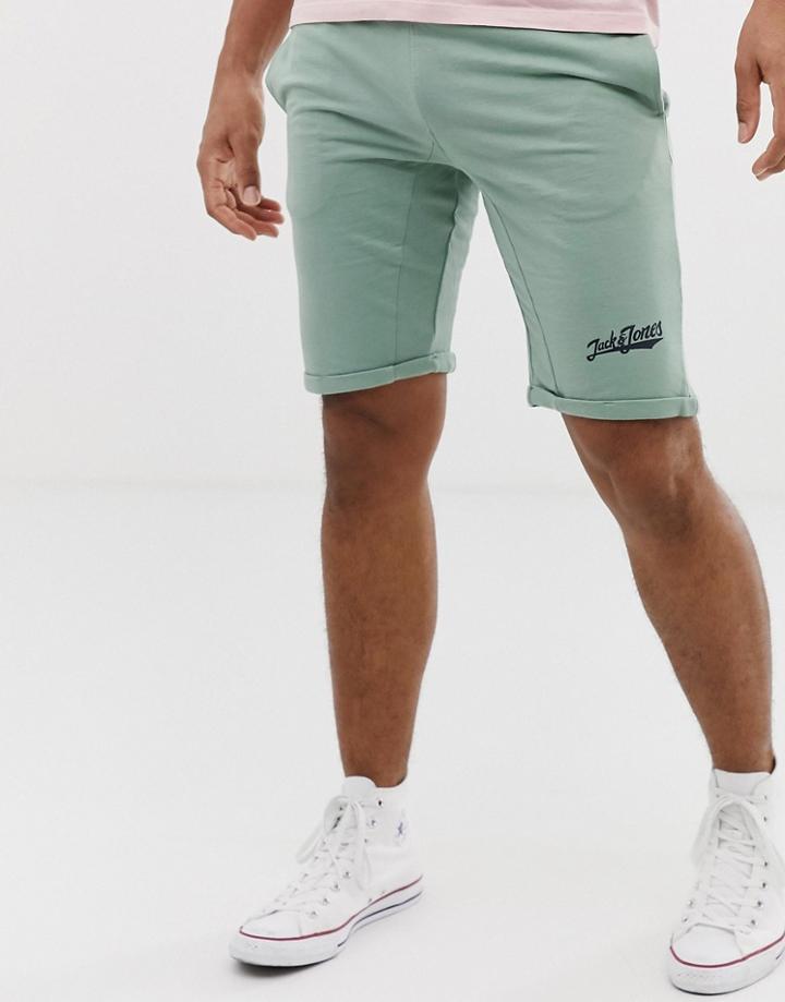 Jack & Jones Jog Sweat Shorts - Green
