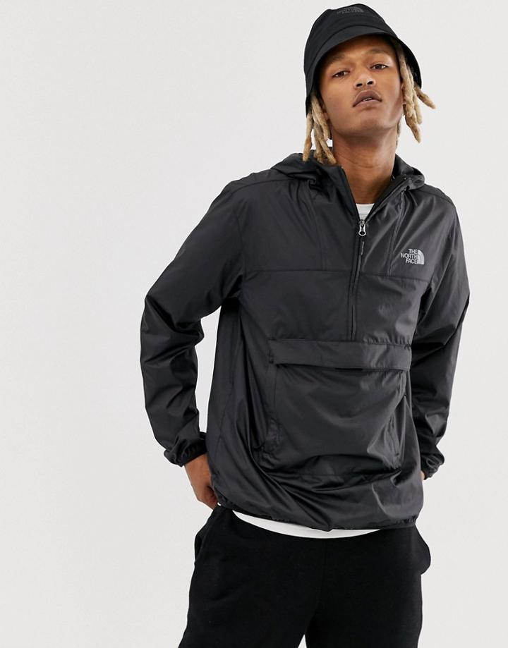 The North Face Fanorak Packable Jacket In Black - Black
