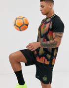 Asos 4505 Soccer T-shirt With Animal Print-black