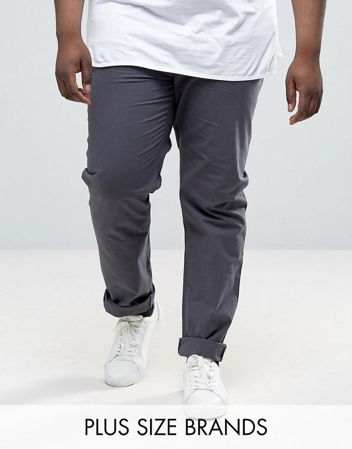 Another Influence Plus Tie Waist Slim Chino Pants - Navy