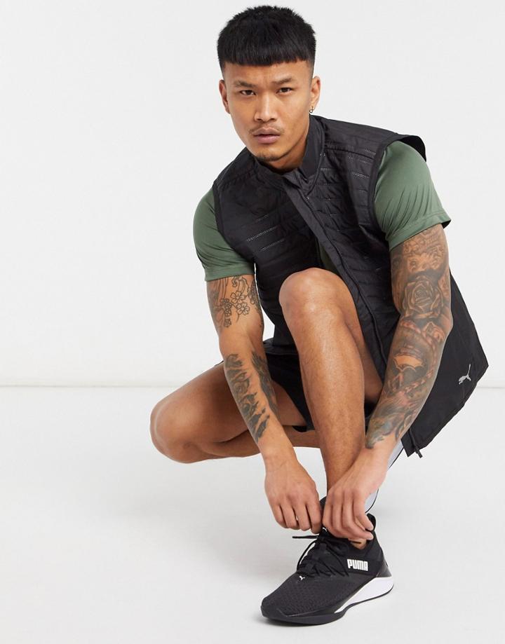 Puma Running Vest In Black