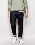 Edwin Jeans Ed55 Selvage Relaxed Tapered Fit Unwashed - Blue