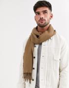 River Island Scarf In Camel
