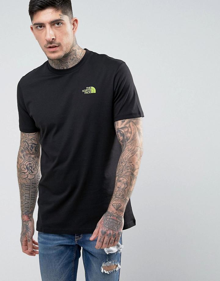 The North Face Simple Dome T-shirt In Black - Black