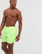 Adidas Swim Shorts In Green - Green