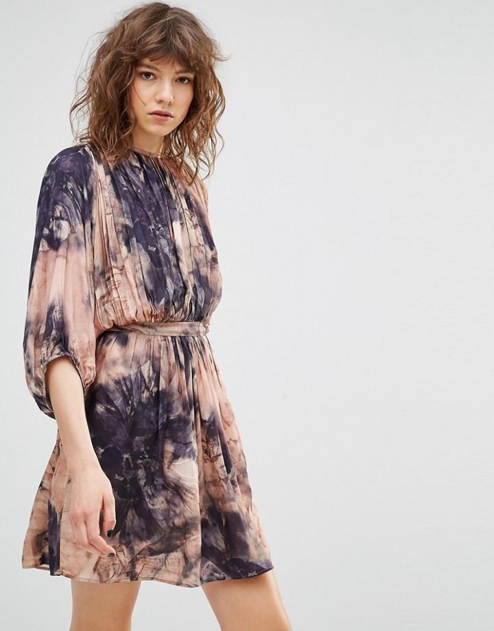 Mango Tie Dye Boho Dress - Multi