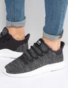 Adidas Originals Tubular Shadow Knit Sneakers In Black Bb8826 - Black