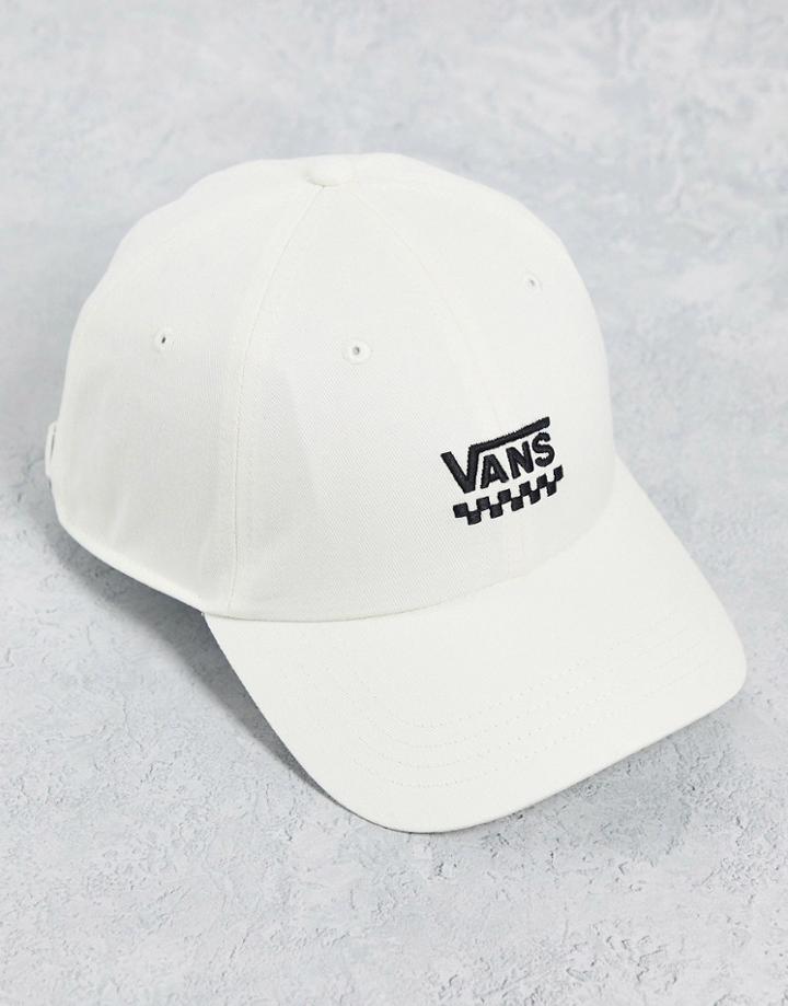 Vans Court Side Cap In Cream-white