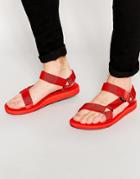Teva Original Universal Marbled Sole Sandals - Red