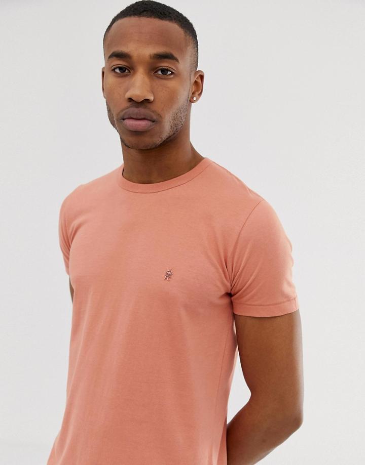 French Connection Basic Crew Neck T-shirt-orange
