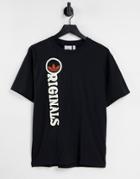 Adidas Originals Graphics T-shirt In Black With Back Print