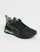 Puma Training Fuse Sneakers In Black And Green