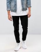 Farah Super Skinny Jeans In Black Stretch - Black