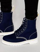 Dr Martens 8 Eye Page Boots - Blue