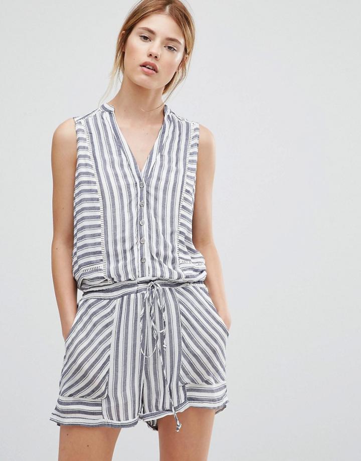 Greylin Darla Stripe Romper - Multi