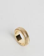 Designb Chunky Ring - Gold