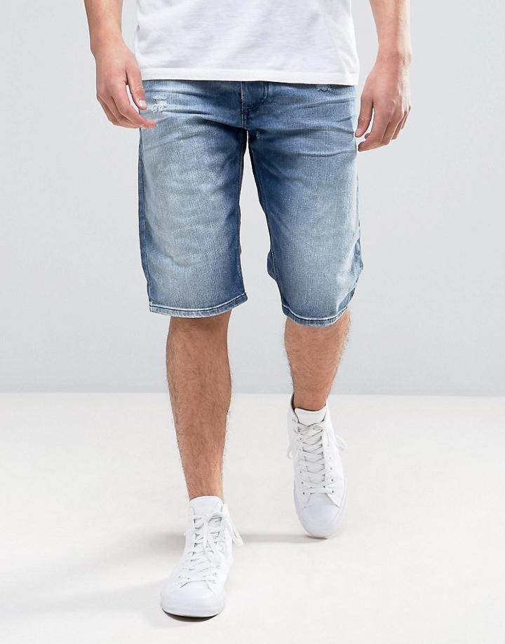 Diesel Krowshort Denim Short - Blue