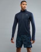 The North Face Mountain Athletics Impulse 1/4 Zip Top In Navy - Navy