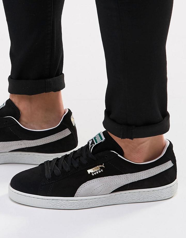 Puma Suede Sneakers In Black 352634 03 - Black