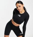 The North Face Training Seamless Long Sleeve Top In Black Exclusive At Asos