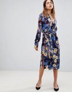 Y.a.s Bloom Printed Midi Dress - Multi