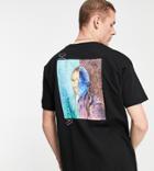 Reclaimed Vintage Van Gogh Organic Cotton T-shirt In Black