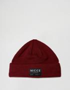 Nicce Beanie In Red - Red