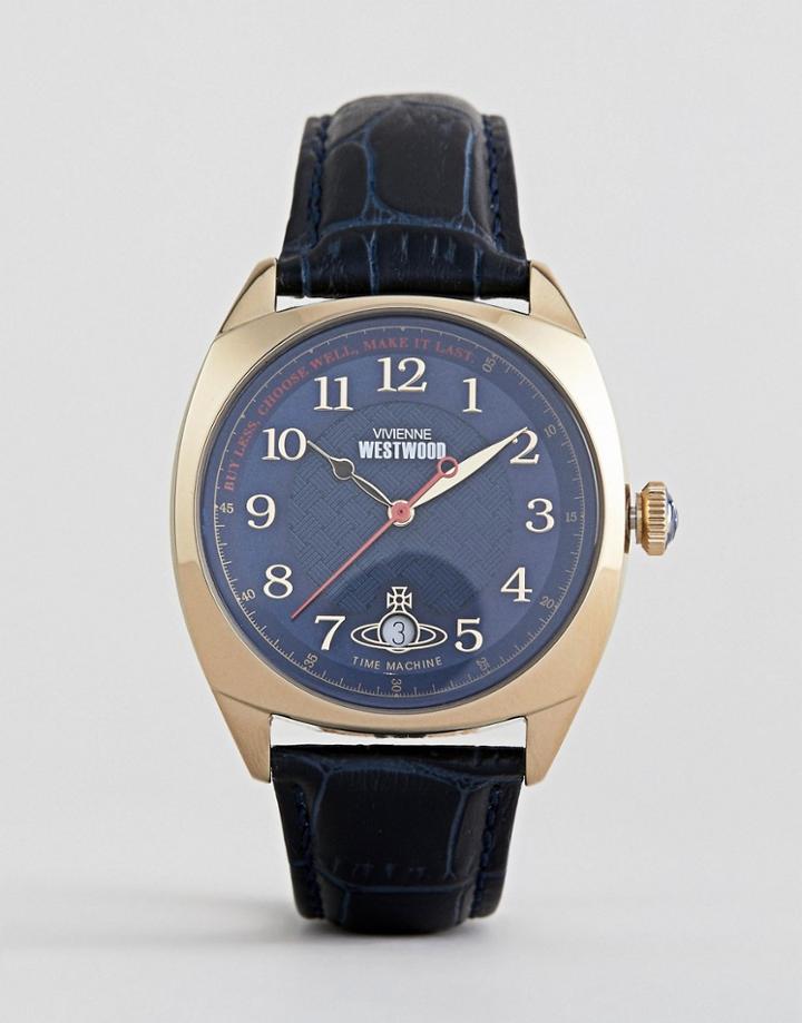 Vivenne Westwood Hampstead Watch In Navy - Navy