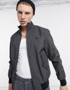 Fred Perry Harrington Jacket In Gray Heather
