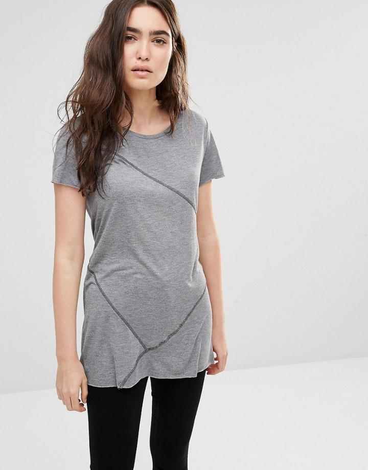 Cheap Monday Trim T-shirt - Gray Melange