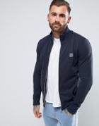 Boss Orange By Hugo Boss Zissou Uk Zip Neck Sweat Navy - Navy