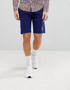 Love Moschino Chino Shorts With Logo - Navy
