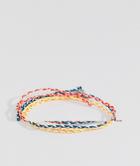 Classics 77 Plaited Anklets In 3 Pack - Multi
