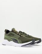 Puma Disperse Xt Sneakers In Grape Leaf-yellow Gl-green