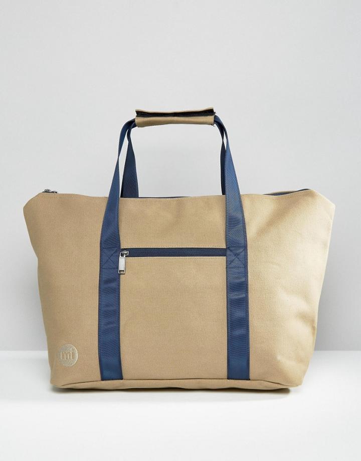 Mi-pac Canvas Weekend Bag Stone - Stone