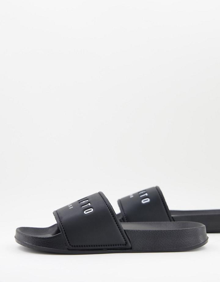 Il Sarto Logo Print Slides In Black