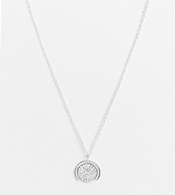 Kingsley Ryan Recycled Sterling Silver Necklace With Coin Pendant