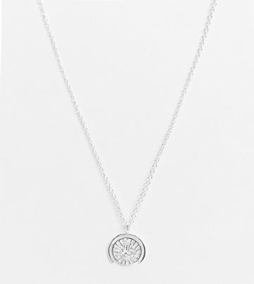 Kingsley Ryan Recycled Sterling Silver Necklace With Coin Pendant