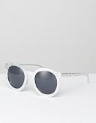 7x Textured Frame Metallic Sunglasses