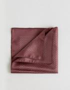 Noose & Monkey Pocket Square Pindot Made In Italy - Red