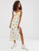 Abercrombie & Fitch Tea Dress In Floral-multi
