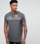 Ellesse Sport T-shirt With Large Logo - Black