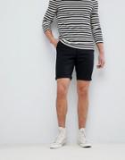 New Look Chino Short In Black - Black