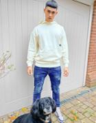 Hummel Logo Hoodie In Tan-brown