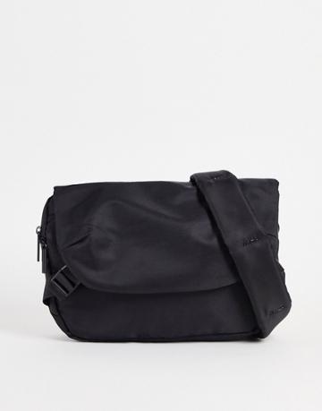Bando Rubberized Cross Body Bag-black