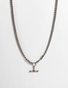 Icon Brand Talisman Bar Pendant Necklace In Silver